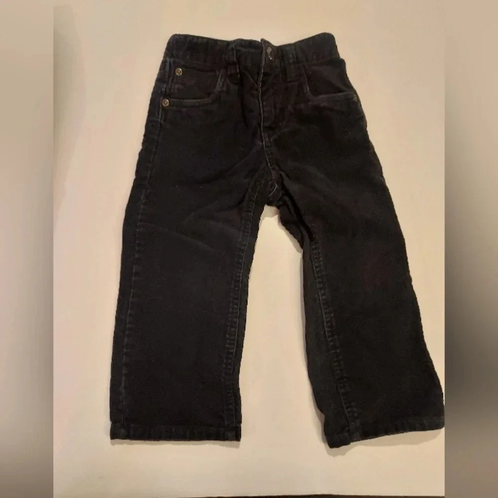 Lot of 2 (TWO) Toddler Boy Black Pants in Size 2T